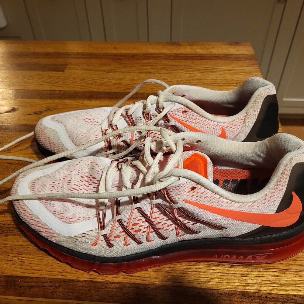 Nike Air Max 2014 Bright Criimson White Men's Size 11 Running Sneakers 698902-10
